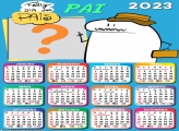 Calendário 2023 Feliz Dia dos Pais Bentô Flork Montar Foto Grátis
