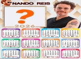 Calendário 2026 Nando Reis Foto Montagem