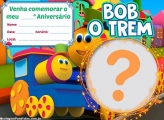 Convite Bob o Trem