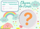 Convite Chuva de Amor