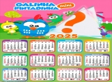 Calendário 2025 Galinha Pintadinha Mini Foto Montagem