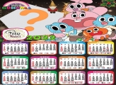 Calendário 2022 Natal Gumball Colagem