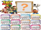 Calendário 2022 Personagens Toy Story Virtual