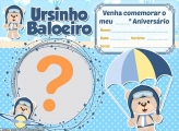 Convite Ursinho Baloeiro