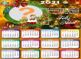 Calendário 2021 Feliz Natal Mensagem