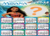 Calendário 2022 Moana Colagem de Foto