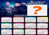 Calendário 2026 Humberto e Ronaldo Juntar Foto Online