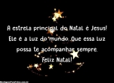 A estrela principal do Natal é Jesus