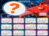 Calendário 2026 Operação Big Hero Fazer Colagem Grátis