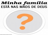 Minha Família Foto Moldura