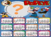 Calendário 2022 Popeye Editar Online Grátis