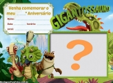 Convite Gigantossauro