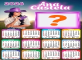 Calendário 2026 Ana Castela Colagem Online