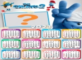 Calendário 2023 Os Smurfs 2 Juntar Foto Online