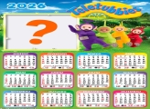 Calendário 2026 Teletubbies para FotoMontagem