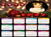 FotoMoldura Natalina Calendário 2018