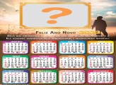 Calendário 2023 Feliz Ano Novo Frase de Deus