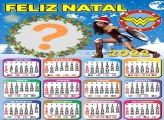 Calendário 2022 Feliz Natal Mulher Maravilha Montar Grátis