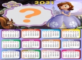 Montagem Princesinha Sofia Calendário 2021