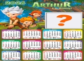 Calendário 2026 Arthur e os Minimoys Emoldurar Foto Online
