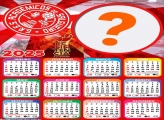 Calendário 2025 Acadêmicos do Salgueiro Colagem de Foto