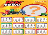 Calendário 2024 Rick Zoom Colar Foto Online