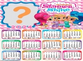 Calendário 2024 Shimmer e Shine Gratuito Online