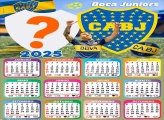 Calendário 2025 Boca Juniors Time de Futebol Foto Montagem Grátis
