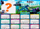 Calendário 2026 Fortnite Colar Foto Online