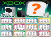 Calendário 2026 Xbox Emoldurar Foto Online
