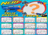 Calendário 2024 Feliz Páscoa Nerf Criar Montagem