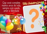 Mensagem de Aniversário Moldura Infantil