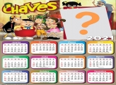 Calendário 2021 Personagens Chaves Desenho Moldura