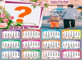 Calendário 2026 Vovó Feliz Dia das Mães Colagem de Fotos