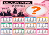 Calendário 2026 Black Pink Criar Montagem