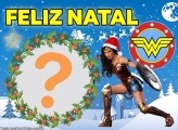 Foto Colagem Mulher Maravilha Feliz Natal