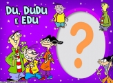 Du Dudu e Edu Colar Online Moldura