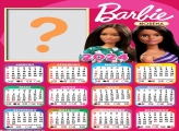 Calendário 2024 Barbie Morena com Foto Montagem