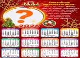 Calendário 2026 Sugestões de Presentes de Natal Lista Foto Colagem