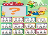 Calendário 2023 Caillou Online Infantil