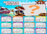 Colagem Online Calendário 2024 Mickey Pirata