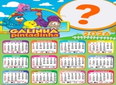 Calendário 2026 Galinha Pintadinha Montagem de Foto