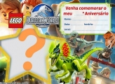 Convite Lego Jurassic World