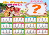 Foto Calendário 2026 Os Mundos de Mia Grátis
