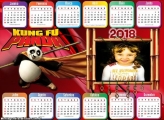 Calendário 2018 Horizontal Kung Fu Panda