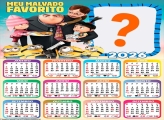 Calendário 2026 Meu Malvado Favorito Emoldurar Foto Online