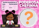 Convite Poderosa Chefinha Morena