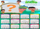 Colagem de Foto Online Calendário 2023 Índio