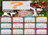 Calendário 2023 Feliz Natal Karatê Colagem de Foto Grátis