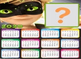 Montagem Calendário 2020 CatNoir Infantil